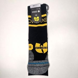 Stance Wu-Tang Black Yellow Socks Small